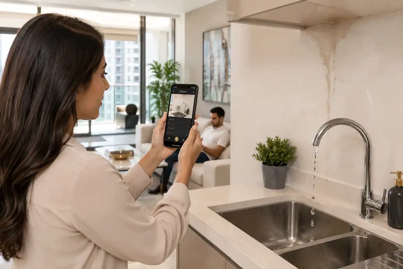 Submitting a maintenance request through Siyanify