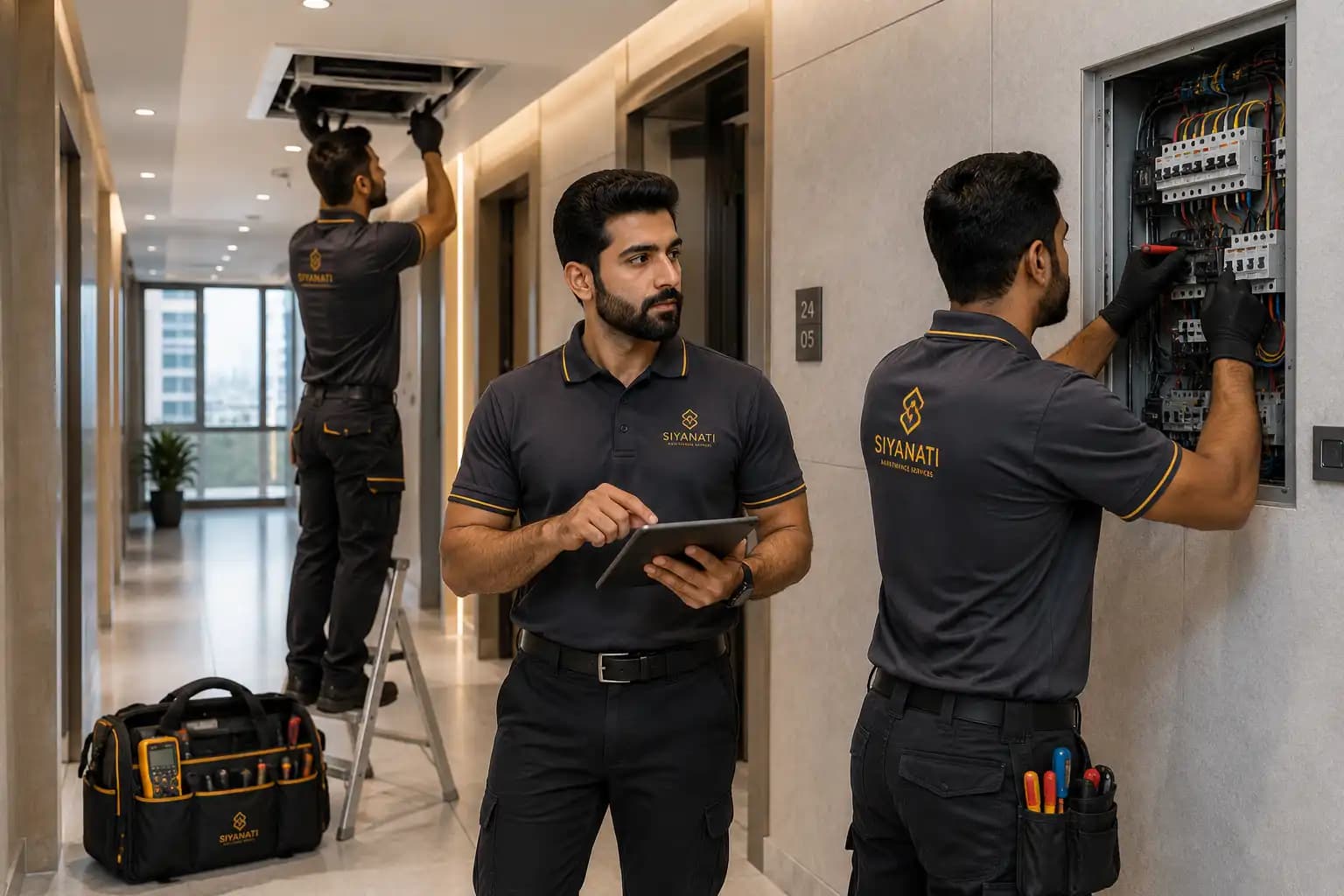 Siyanify on-site maintenance coordination