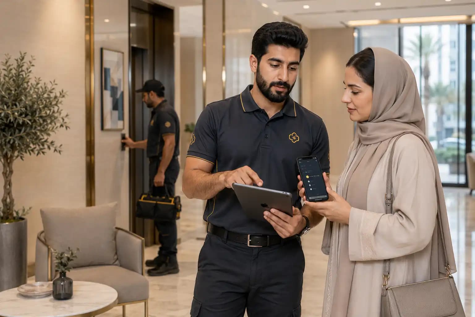 السكان يرسلون طلبات الصيانة عبر صيانيفاي